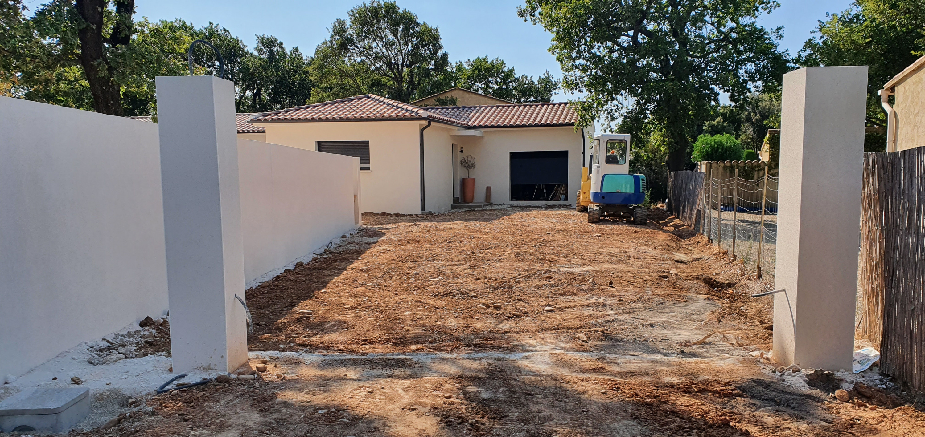 Travaux d'aménagement extérieur à Rochefort-du-Gard